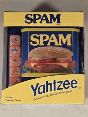 YAHTZEE Spam Brand | Collectible Travel Yahtzee Game & Dice Game